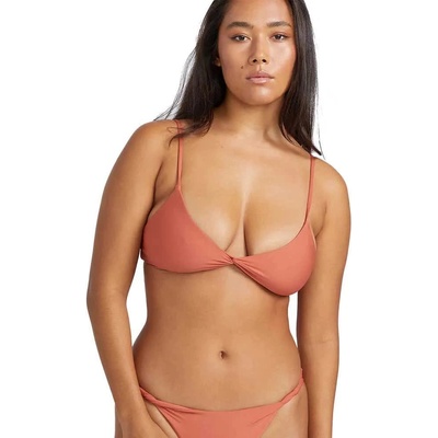 Volcom Simply Seamless bikini top - Orange (Rosewood)