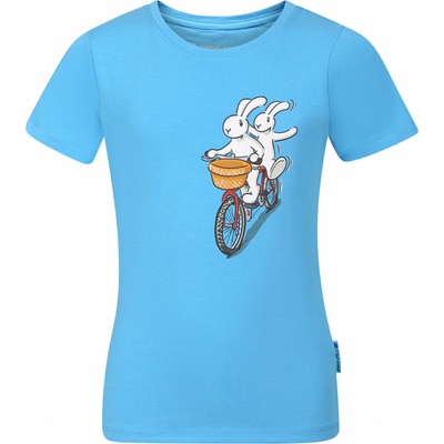 Alpine Pro Детска памучна тениска Bob и Bobek ALPINE PRO BOBBO swim cap ALPINE PRO | Sin | Момчешки | 92-98