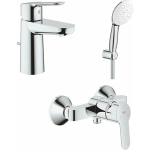 GROHE Комплект смесители за мивка Grohe BauEdge с душ слушалка Tempesta, гланциран хром (11292603)
