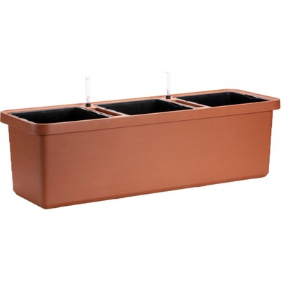 Plastia Velkoobjemový truhlík Berberis Trio 117x39x35 cm terakota