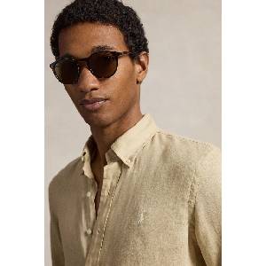 Ralph Lauren риза мъжка от лен Long Sleeve Sport Shirt (710966294) - answear - 390,97 лв