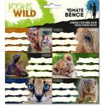 Ars Una Icons of the Wild 25 (5492) 3x6 етикети за книжки 53834928 (53834928)