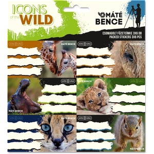 Ars Una Icons of the Wild 25 (5492) 3x6 етикети за книжки 53834928 (53834928)