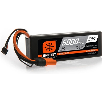 Spektrum Smart LiPo 7.4 V 5000 mAh 50C HC IC5
