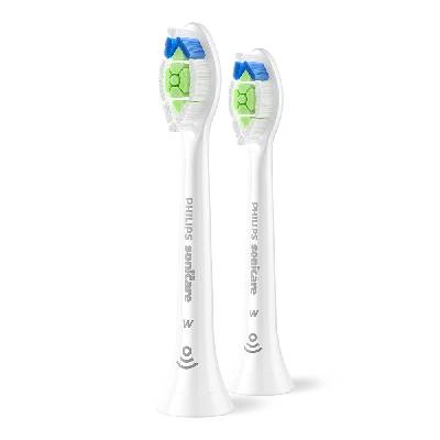 Глава за четка W2 Optimal White Philips Sonicare HX6062/87, бял, 2 броя (SC.HX6062/87)