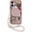 GUESS Дамски Калъф за iPhone 17, Guess IML Flowers Magsafe Strap Case, Розов (GUHMP17SHFWBRCESP)