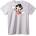NOONEBRAND Тениска с Мики Маус и Коледна Шапка - 4XL, Black