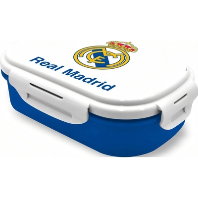 Real Madrid FC Desiatový box modro-biely s príborom