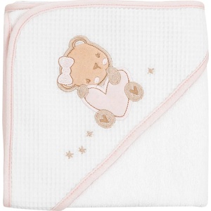 Kikkaboo Хавлия с качулка Kikkaboo - Dream Big, 90 х 90 сm, Pink (31104010056)