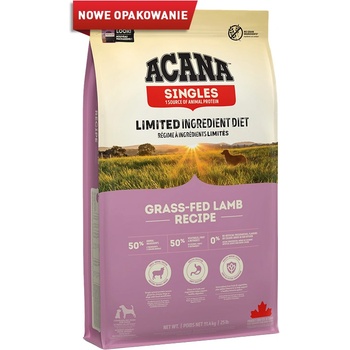 ACANA singles Агнешко от пасищно отгледани животни 11, 4 кг