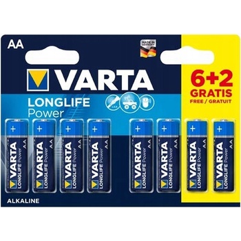 VARTA HighEnergy AA 2900 mAh 8ks 04906 121428