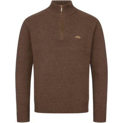 Blaser Lovecký sveter hnedý so zipsom