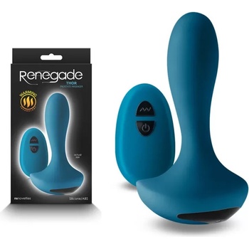 Image 1 of Затоплящ се простатен масажор с дистанционно, 14, 2см. - Renegade Thor Teal (NSTOYS0992)