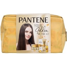 Pantene PRO-V Your Golden Me Time Kit dárková sada: šampon Intensive Repair 250 ml + kondicionér Intensive Repair 160 ml + olej na vlasy Keratin Protect Oil 100 ml + intenzivní péče na vlasy Serum Sho