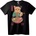 NOONEBRAND Тениска Коте рамен - 2XL, Black