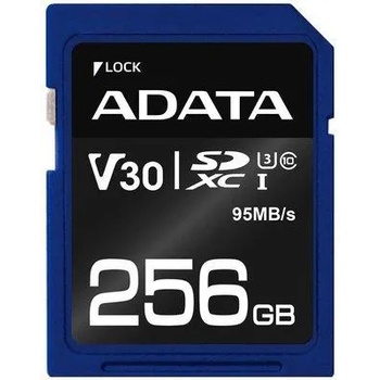 Image 1 of ADATA SDXC Premier Pro 256GB C10/U3/V30 ASDX256GUI3V30S-R