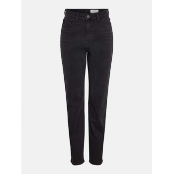 Noisy May Дънки Noisy May Women's Heavyweight Mom Straight Leg Jeans - Black Denim