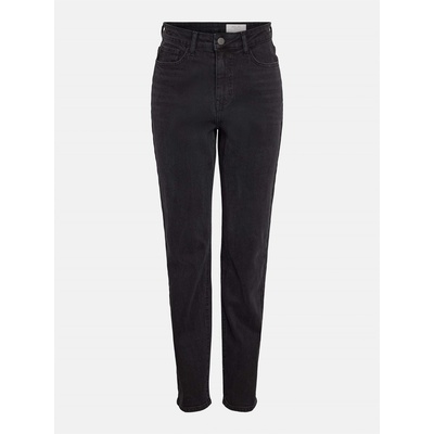 Noisy May Дънки Noisy May Women's Heavyweight Mom Straight Leg Jeans - Black Denim