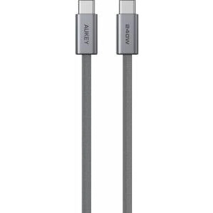 AUKEY USB Cable Aukey USB-C to USB-C 1.8 m Grey (Aukey)