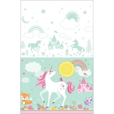Amscan Plastový ubrus Unicorn 137x243cm