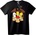 NOONEBRAND Тениска Тлъсти или Лакомства Simpsons Halloween - L, Black