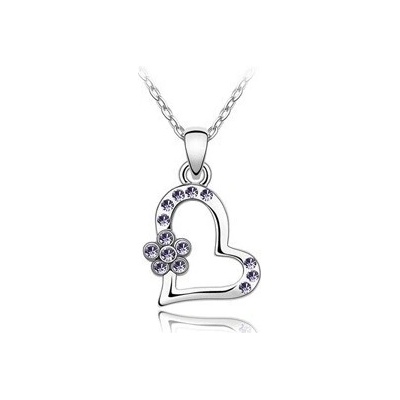 Klenotyn Prívesok Swarovski srdce KPSW033-4