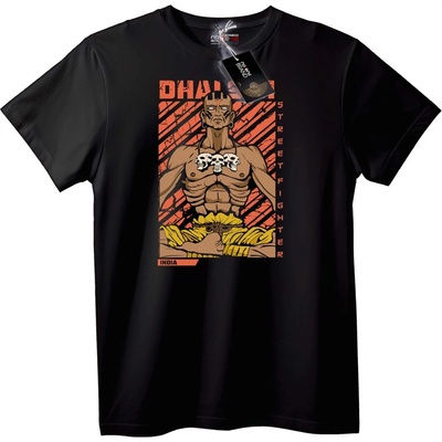 NOONEBRAND Тениска Dhan Street Fighter - XS, Black