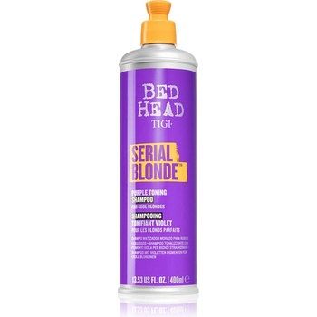 TIGI Serial Blonde Purple Toning Shampoo лилав тониращ шампоан за блонд коса и коса с кичури 400ml