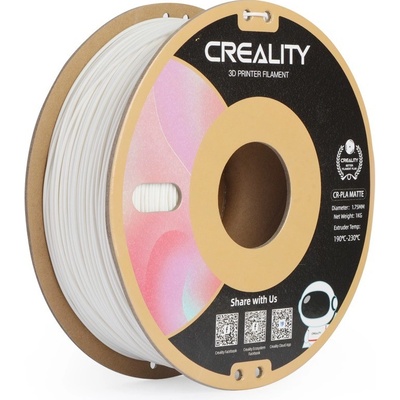 Creality CR-PLA Matte sádrově bílá 1,75 mm, 1 kg