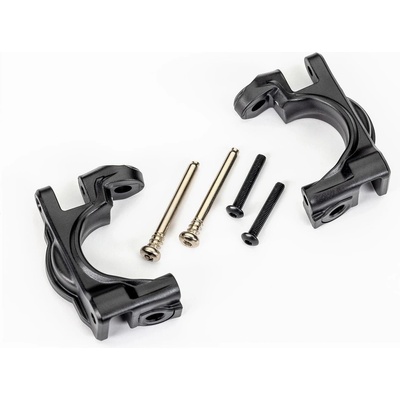 Traxxas Кастър блок Traxxas Caster blocks (c-hubs), extreme heavy duty, black (left & right)/ 3x32mm hinge pins (2)/ 3x20mm BCS (2) (for use with #9080 upgrade kit) TRX9032 (TRX9032)