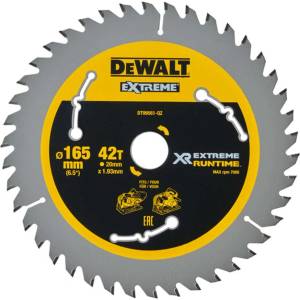 DEWALT - Пилен диск 165 x 20 мм, 42 зъба DT99561 (DT99561)
