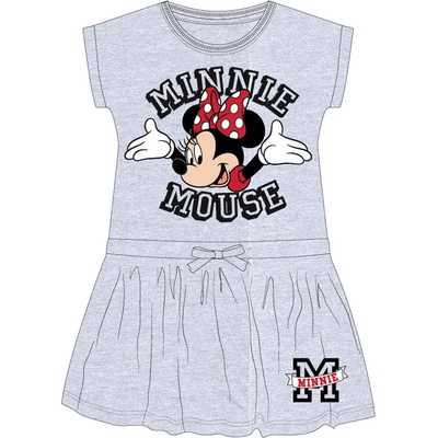 Minnie Mouse licencie dievčenské šaty 52239575 sivý melír