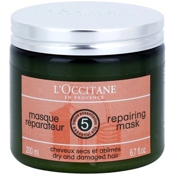 L'Occitane Hair Care regenerační a hydratační maska na vlasy s bambuckým máslem 200 ml