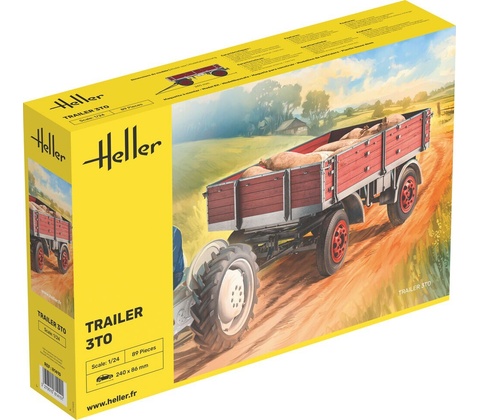 Heller Trailer 3to 1/24