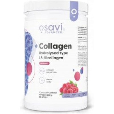 Osavi Collagen Hydrolyzed Peptides | Type I & III [600 грама] Малина