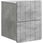 vidaXL Спален шкаф с монтаж на стена Бетонно сиво 33 x 34, 5 x 43 см (898301)