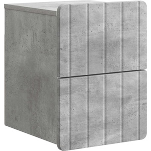vidaXL Спален шкаф с монтаж на стена Бетонно сиво 33 x 34, 5 x 43 см (898301)