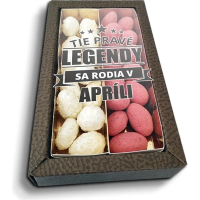 Sablio Mandle v čokoláde Tie pravé legendy sa rodia v apríli 2 x 80 g
