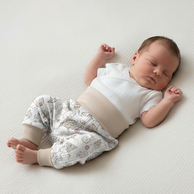 Baby Service Dojčenské nohavice buggy mušelín Mačka