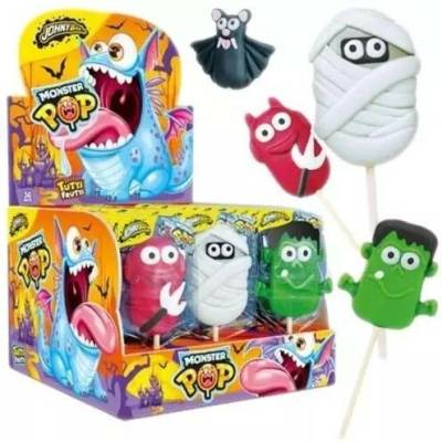 JohnyBee lízátko monster pop 36 x 35 g