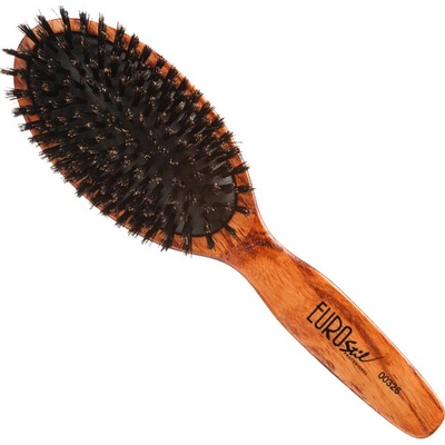 Eurostil Cushion Brush Wooden Boar kefy na rozčesávanie vlasov diviačie štetiny 00326 Large