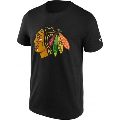 Fanatics Nhl Primary Logo Graphic Chicago Blackhawks pánské triko černá