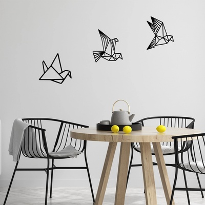 ASIR Nástěnná dekorace ORIGAMI PTÁCI