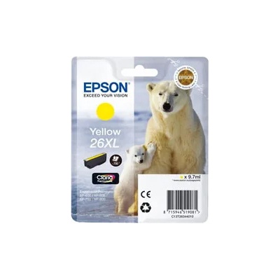 Epson Cartridge 26 Yellow XL