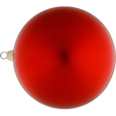 DECOLED Velká vánoční koule 40 cm, červená, lesklá