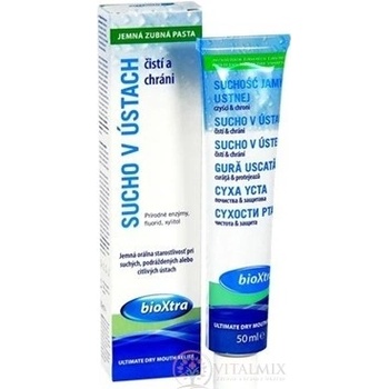 bioXtra sucho v ústech zubní pasta jemná 50 ml