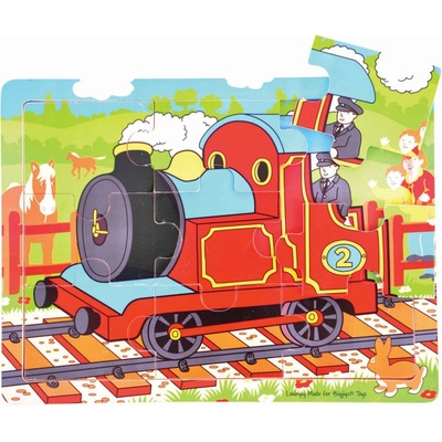 Bigjigs Toys Vlak 9 dílků