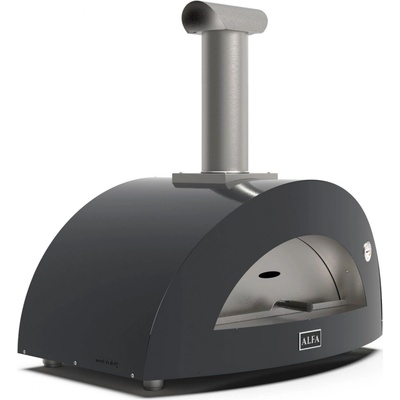Alfa Forni Moderno 3 Pizza Hybrid Pizza Oven Ardesia Grey