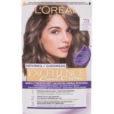 L'Oréal Excellence Cool Creme 7,11 Ultra Ash Blond 48 ml