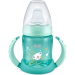 Nuk Шише NUK First Choice - С накрайник за сок, TC, РР, 150 ml, розово зайче (10215326) - baby